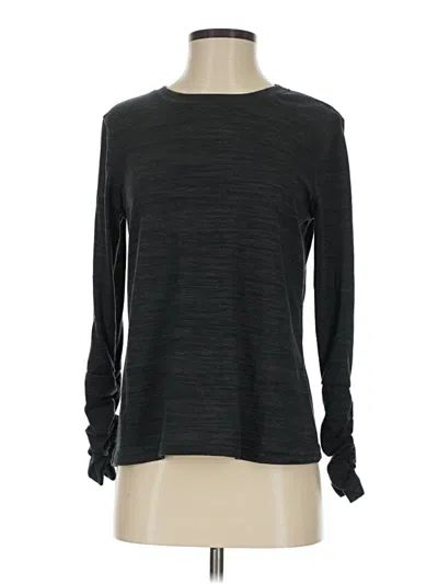 Pre-owned Muk Luks Long Sleeve T-shirt In Black