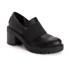 Muk Luks Lucy Lettie Womens Cap Closed Toe Loafers In Black