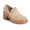 Muk Luks Lucy Lettie Womens Cap Closed Toe Loafers In Nude