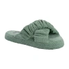 Muk Luks Maelle Womens Slip-on Slippers In Green