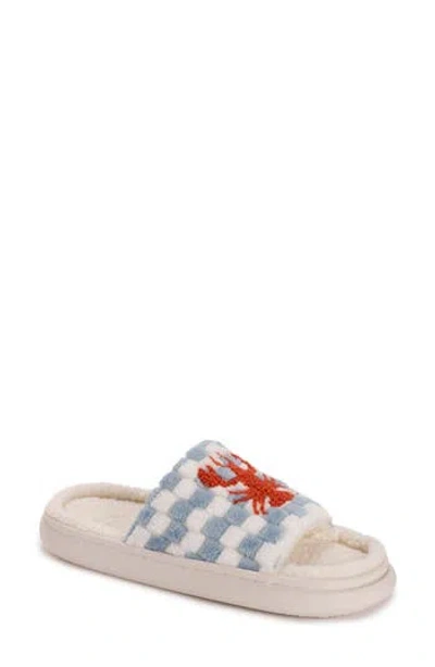 Muk Luks Marsai Faux Shearling Slipper In Metallic