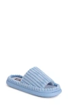 Muk Luks Marsai Molly Faux Shearling Lined Slipper In Powder Blue