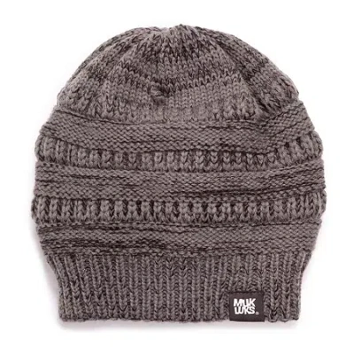 Muk Luks Mens Beanie In Gray