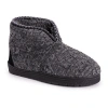 Muk Luks Mens Bootie Slippers In Gray