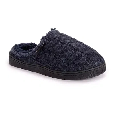 Muk Luks Mens Clog Slippers In Blue