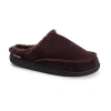 Muk Luks Mens Memory Foam Clog Slippers In Black