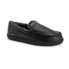 Muk Luks Mens Moccasin Slippers In Black