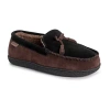 Muk Luks Mens Moccasin Slippers In Brown