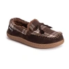 Muk Luks Mens Moccasin Slippers In Brown