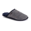 Muk Luks Mens Slip-on Slippers In Blue