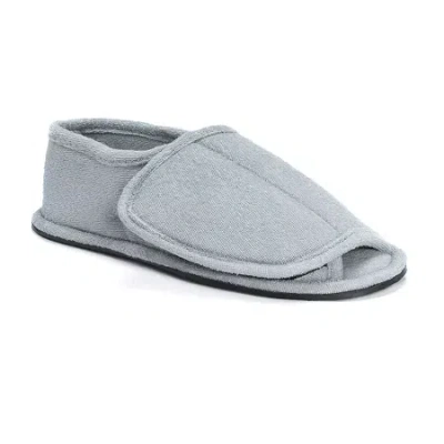 Muk Luks Mens Slip-on Slippers In Gray
