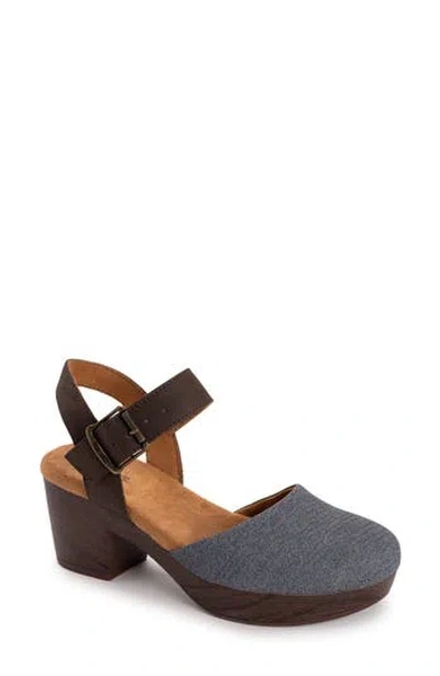 Muk Luks Merritt Quarter Strap Platform Pump In Multi