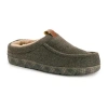 Muk Luks Miles Clog Mens Memory Foam Slip Resistant Slip-on Slippers In Green