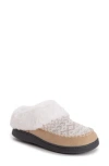 Muk Luks Minerva Faux Shearling Slipper In Tan