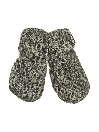 Pre-owned Muk Luks Mittens In Black