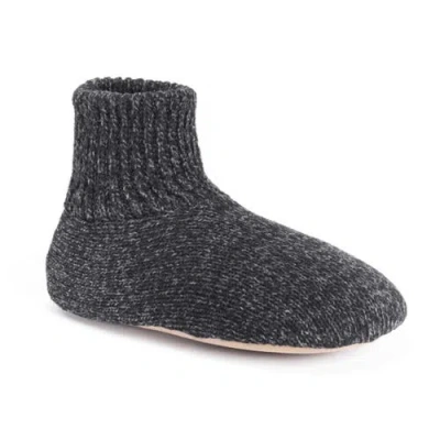 Muk Luks Morty Ragg Woll Slipper Sock In Gray