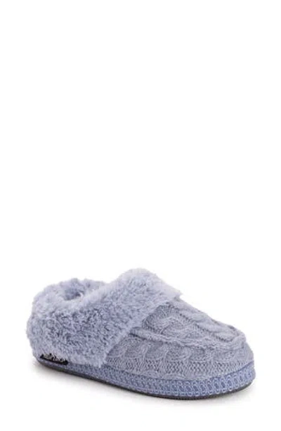 Muk Luks Moselle Faux Shearling Clog Slipper (women)<br /> In Moonstone