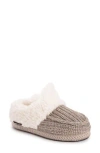 Muk Luks Moselle Faux Shearling Clog Slipper (women)<br /> In Warm Grey