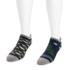 Muk Luks No Show Wool Socks 2 Pair Pack In Multi