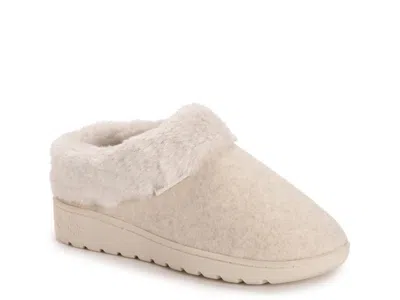 Muk Luks Nony Ann Slipper In White
