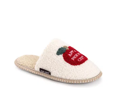 Muk Luks Novelty Punch Needle Slipper In Multi