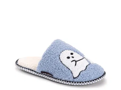 Muk Luks Novelty Punch Needle Slipper In Blue