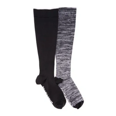 Muk Luks Nylon Blend Compression Socks 2 Pair Pack