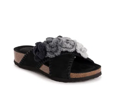 Muk Luks Penelope Sandal In Black