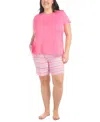 MUK LUKS PLUS SIZE 2-PC. JOYFUL NAUTICAL PAJAMAS SET