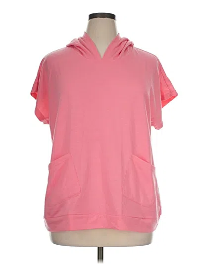 Pre-owned Muk Luks Poncho In Pink