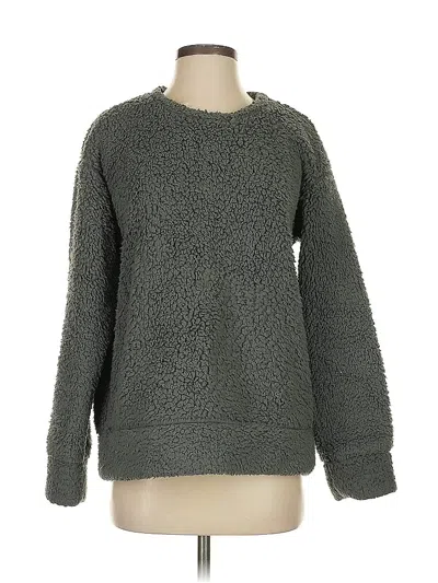 Pre-owned Muk Luks Pullover Sweater In Gray