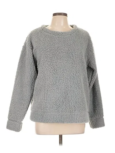 Pre-owned Muk Luks Pullover Sweater In Gray