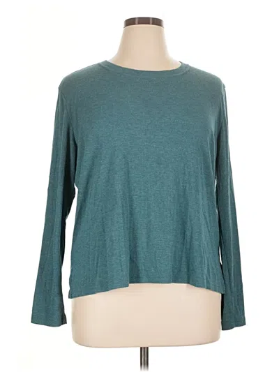 Pre-owned Muk Luks Pullover Sweater In Teal