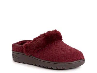 Muk Luks Quianna Lee Slipper In Burgundy