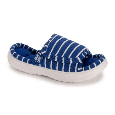 Muk Luks Raelynn Slide Slipper In Blue