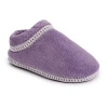 Muk Luks Rita Full Fit Washable Womens Memory Foam Slip-on Slippers In Purple