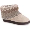 Muk Luks Rochelle Slipper Boot In Brown