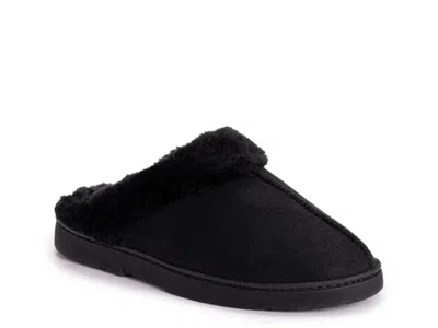 Muk Luks Scuff Slipper In Black