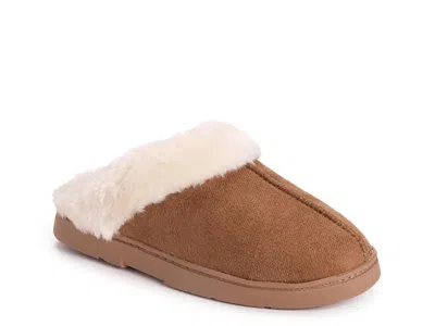 Muk Luks Scuff Slipper In Brown