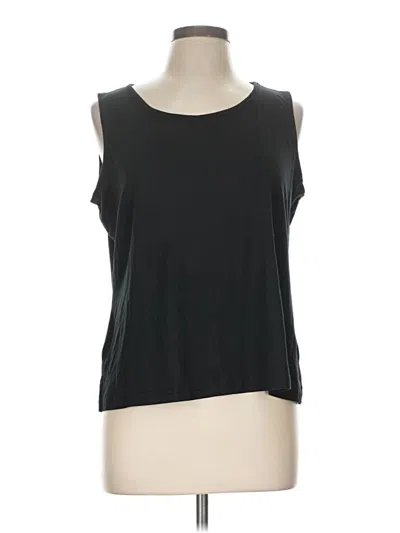 Pre-owned Muk Luks Sleeveless T-shirt In Black