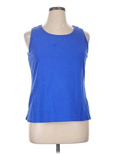 Pre-owned Muk Luks Sleeveless T-shirt In Blue