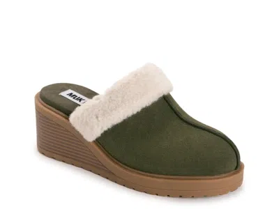 Muk Luks Sophia Wedge Mule In Green