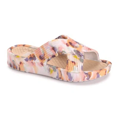 Muk Luks Spa Day Sandal In Multi