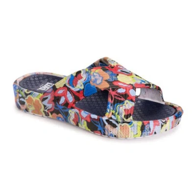 Muk Luks Spa Day Sandal In Multi