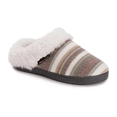 Muk Luks Suzanne Slipper Womens Memory Foam Slip-on Slippers In Multi