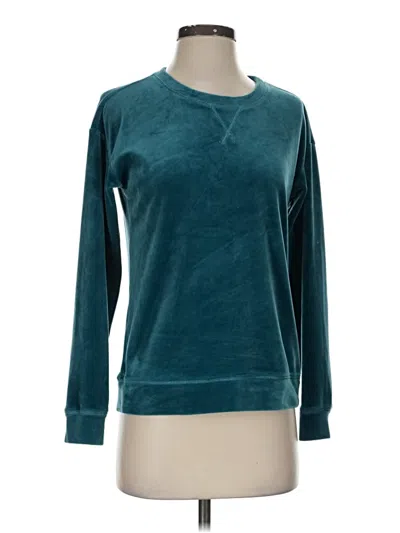 Pre-owned Muk Luks Sweatshirt In Teal