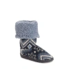 Muk Luks Tabbi Toggle Slipper Boot In Multi