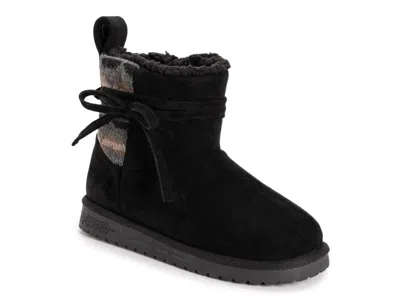 Muk Luks Teenie Bootie In Black