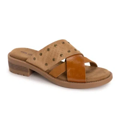 Muk Luks Vittoria Sandal In Brown