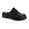 Muk Luks Vivian Mule Womens Moc Closed Toe Mules In Black